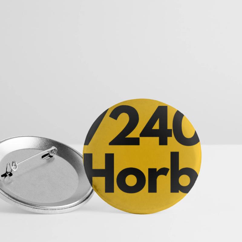 OLD POSTCODE POSTCODE RETRO 7240 HORB HEIMATSTOLZ Buttons small 1''/25 mm (5-pack)