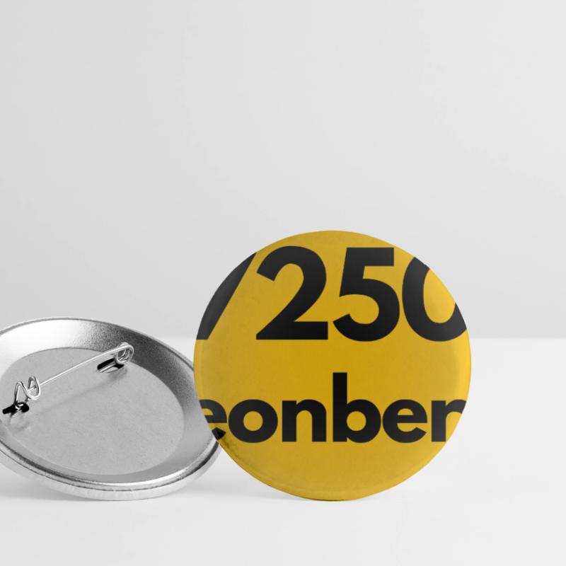 OLD POSTCODE ZIP CODE RETRO 7250 LEONBERG HEIMAT Buttons small 1''/25 mm (5-pack)