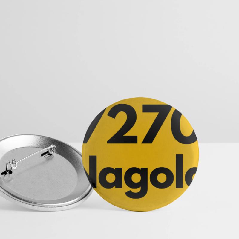 OLD POSTCODE POSTCODE 7270 NAGOLD HEIMATSTOLZ Buttons small 1''/25 mm (5-pack)