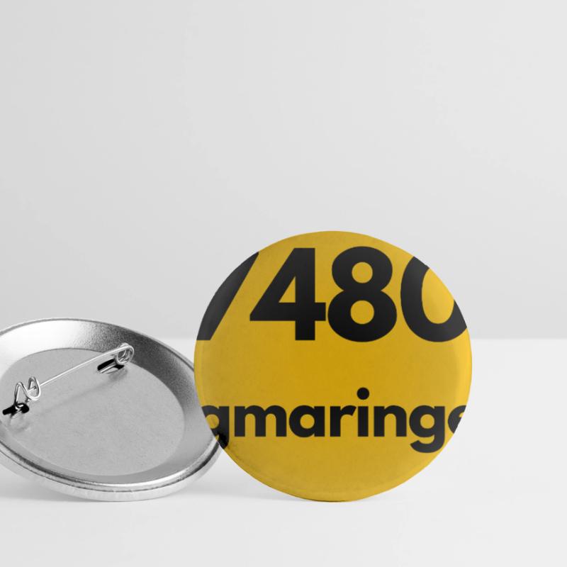 OLD POSTCODE RETRO 7480 SIGMARINGEN HEIMAT Buttons small 1''/25 mm (5-pack)