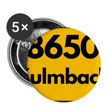 ANCIEN CODE POSTAL 8650 KULMBACH HEIMATSTOLZ - Lot de 5 petits badges (25 mm) - blanc - Devant