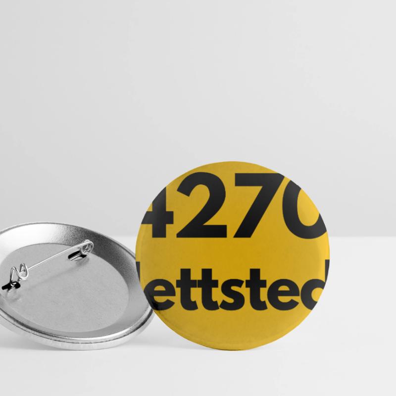 OLD POSTCODE POSTCODE 4270 HETTSTEDT HEIMATSTOLZ Buttons small 1''/25 mm (5-pack)