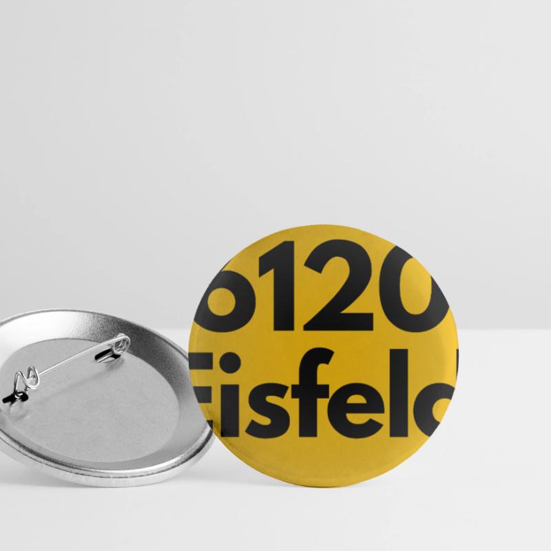 Ancien code postal 6120 Eisfeld | RDA Lot de 5 petits badges (25 mm)