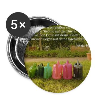 Water of Blessings Color Channels - Buttons small 1''/25 mm (5-pack) - white - Front