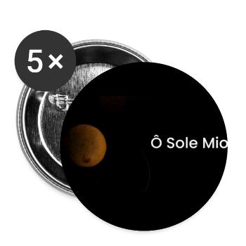 Streetwear OSM - Lot de 5 petits badges (25 mm) - blanc - Devant