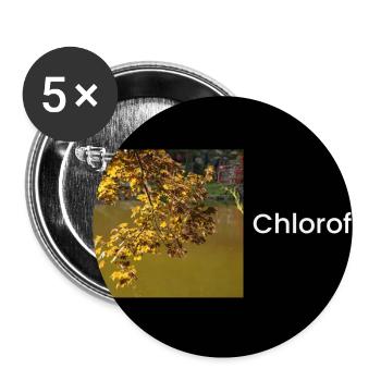 Streetwear Chloroforme - Lot de 5 petits badges (25 mm) - blanc - Devant