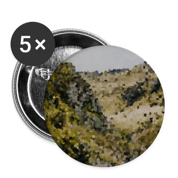 Hill Country Impression Backdrop - Buttons small 1''/25 mm (5-pack) - white - Front