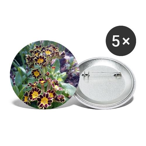 Primel - Buttons klein 25 mm (5er Pack)