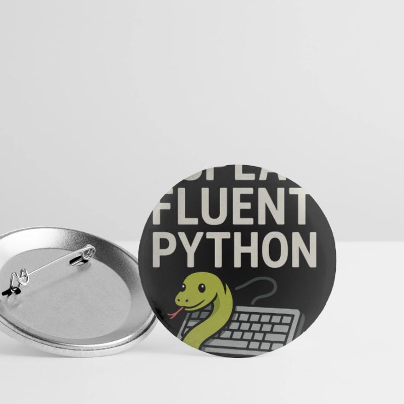 Python-Codierungsschlange Buttons klein 25 mm (5er Pack)