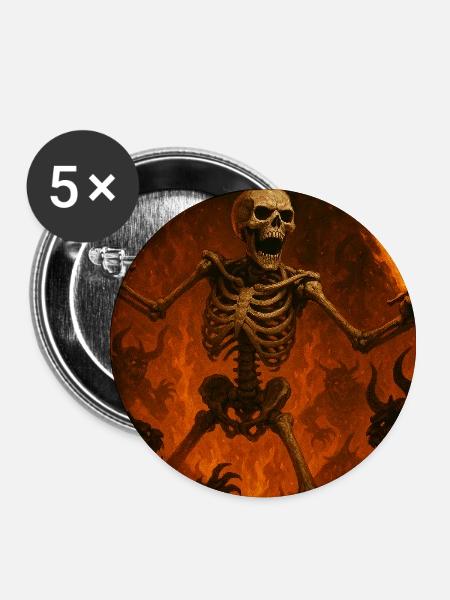 Where is my Cat! - Buttons klein 25 mm (5er Pack) - Weiß