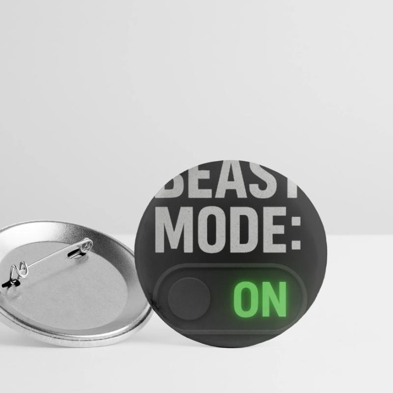 Beast Mod Turn On Switch Design Buttons small 1''/25 mm (5-pack)