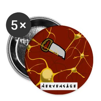 Pest - Buttons small 1''/25 mm (5-pack) - white - Front