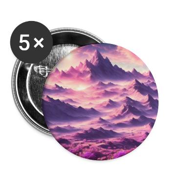 A vibrant planet - Buttons klein 25 mm (5er Pack) - Weiß - Vorne