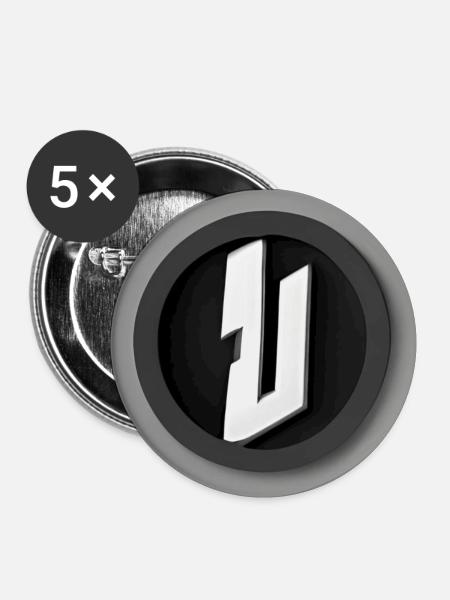 Entfesseln Sie den Geist - Buttons klein 25 mm (5er Pack) - Weiß