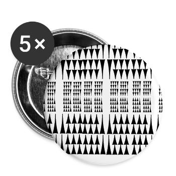 Außergewöhnlich 24 - Buttons klein 25 mm (5er Pack) - Weiß - Vorne