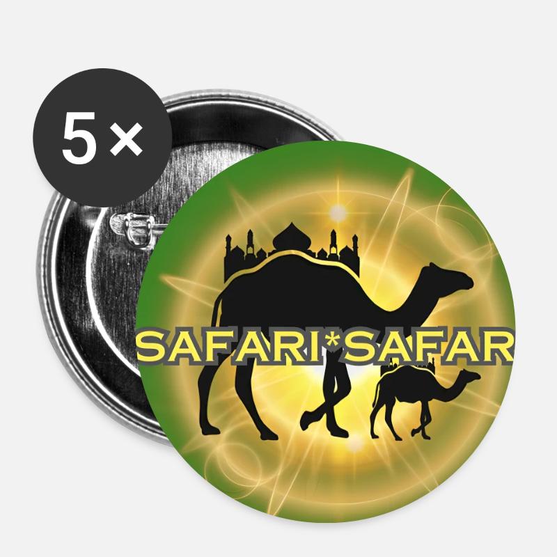 SafariSafari - Buttons small 1''/25 mm (5-pack) - white
