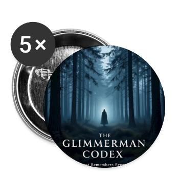 The_Glimmerman_Codex - Lot de 5 petits badges (25 mm) - blanc - Devant