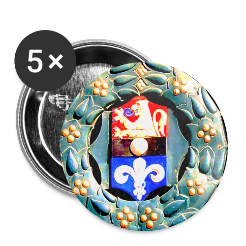 Button Wappen Darmstadt - Buttons klein 25 mm (5er Pack)