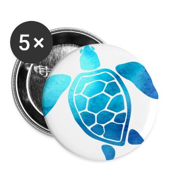 Marine Biology Meeres Biologie Ozean Meeresbiologe - Buttons klein 25 mm (5er Pack) - Weiß - Vorne
