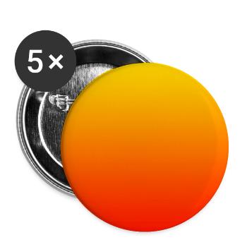 color background pattern orange red gift your text - Buttons small 1''/25 mm (5-pack) - white - Front