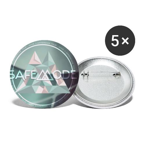 Safemode - Make A Difference Tour - Pins - Små knappar 25 mm (5-pack)