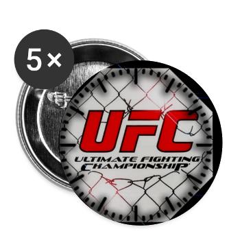 Ultime combat - Lot de 5 petits badges (25 mm) - blanc - Devant