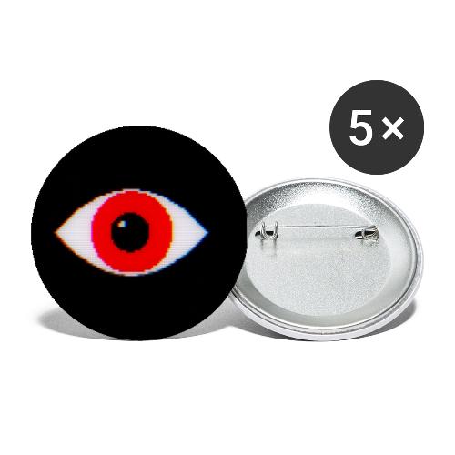 Jake's Eye (Black Background) - Buttons small 1''/25 mm (5-pack)