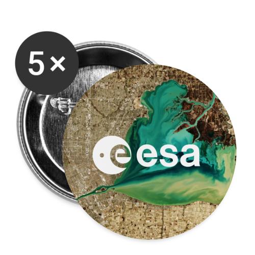 Earth from Space - Lake St. Clair - Buttons small 1''/25 mm (5-pack)
