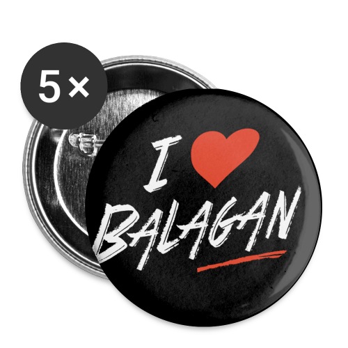 I love balagan - Buttons small 1''/25 mm (5-pack)