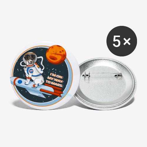 Astrodog - Buttons klein 25 mm (5er Pack)