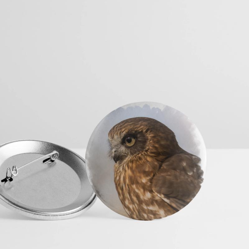 Conception de hibou Lot de 5 petits badges (25 mm)