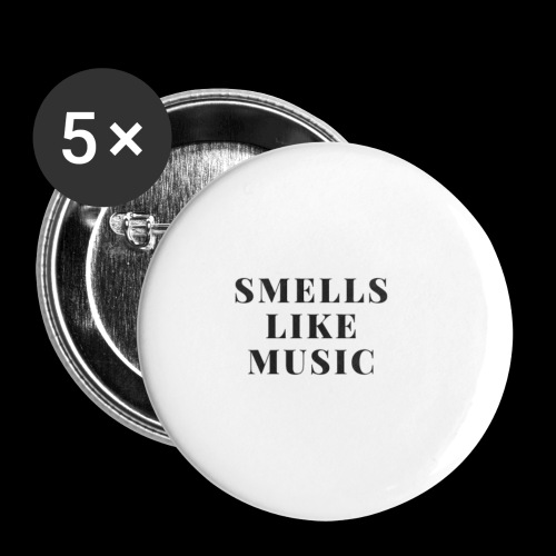 smells like music - Buttons klein 25 mm (5-pack)