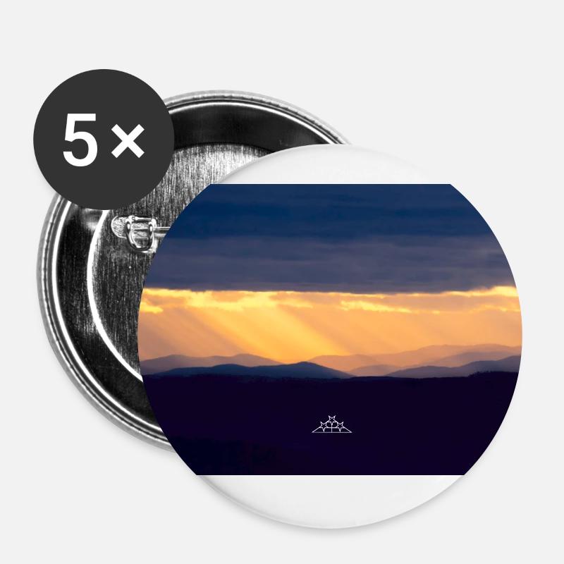 Alpine - Buttons small 1''/25 mm (5-pack) - white