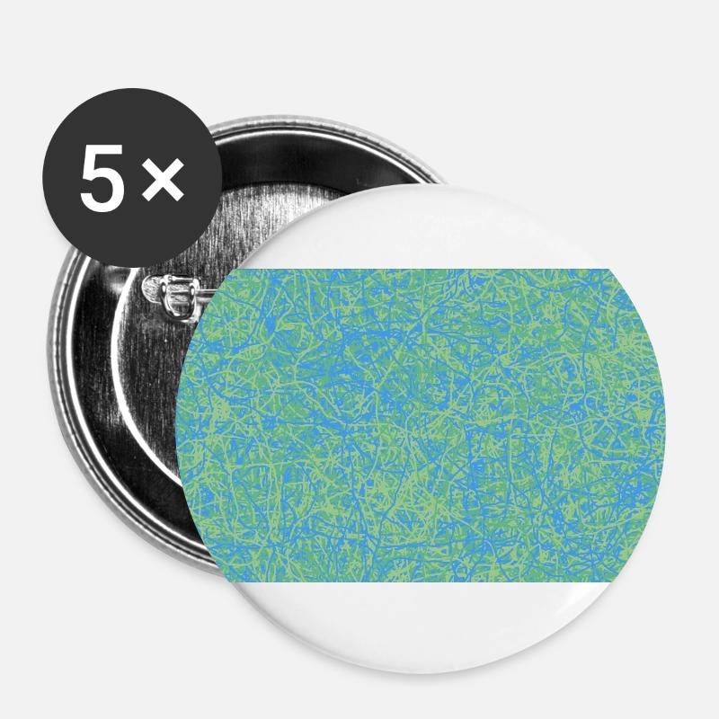 Exponential4 - Buttons klein 25 mm (5er Pack) - Weiß