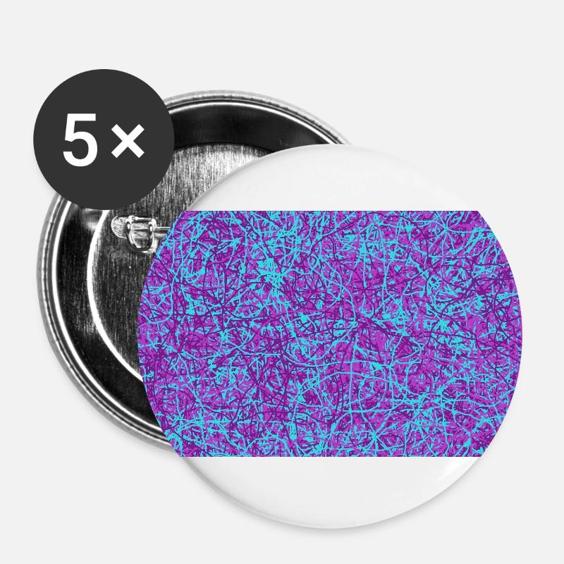 Exponential2 - Buttons klein 25 mm (5er Pack) - Weiß