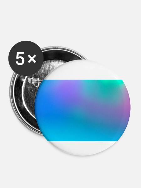 Ocean - Buttons klein 25 mm (5er Pack) - Weiß