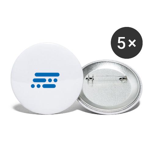 Bildmarke Blue - Buttons klein 25 mm (5er Pack)