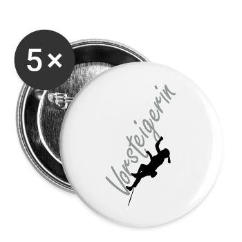 Vorsteigerin - Buttons klein 25 mm (5er Pack) - Weiß - Vorne