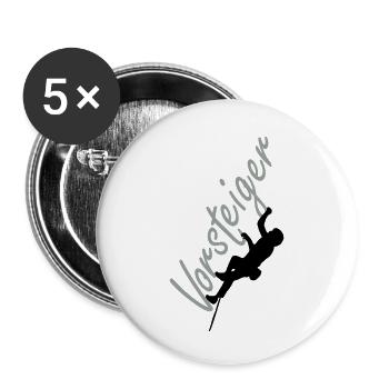 Vorsteiger - Buttons klein 25 mm (5er Pack) - Weiß - Vorne