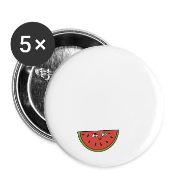 Funny lactation consultant breastfeeding support - Buttons small 1''/25 mm (5-pack) - white - Front