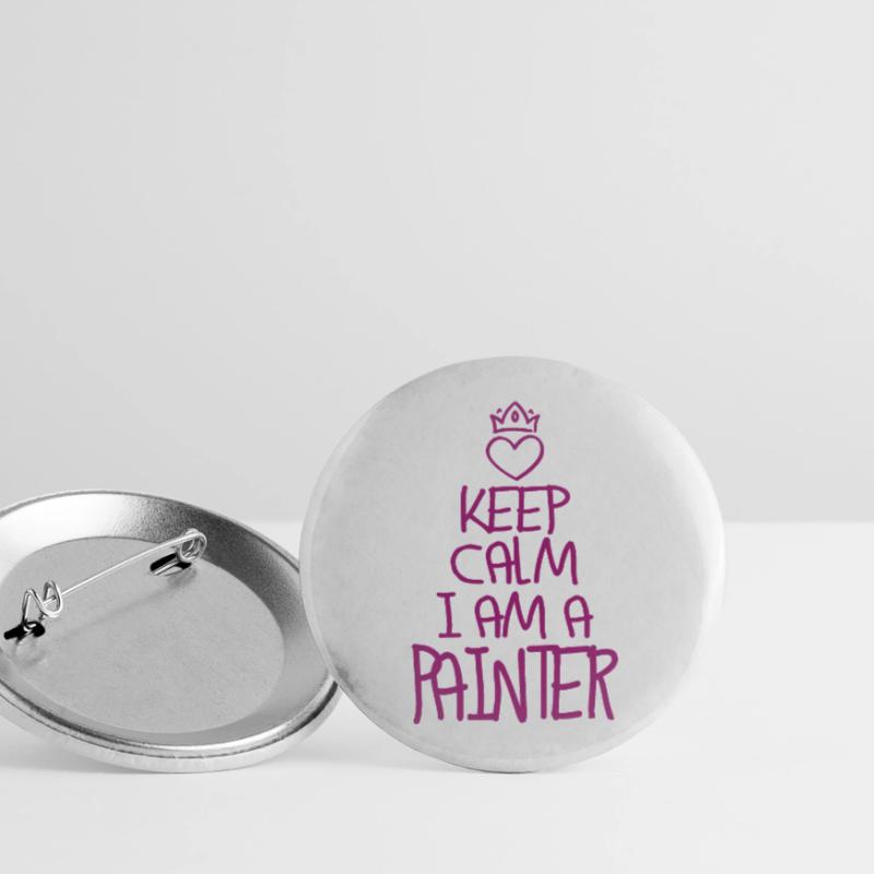 Keep Calm Painter Cool Painter Gift Buttons small 1''/25 mm (5-pack)