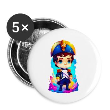 Little Napoleon - Buttons small 1''/25 mm (5-pack) - white - Front
