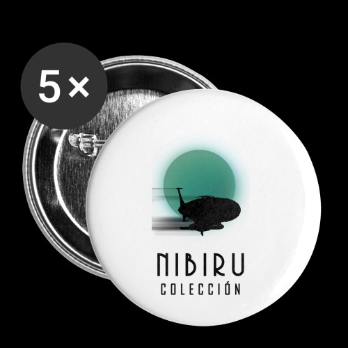 NibiruLogo - Paquete de 5 chapas pequeñas (25 mm)