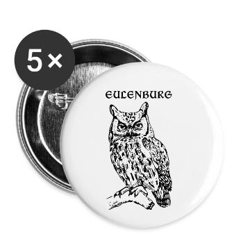 Eulenburg - Lot de 5 petits badges (25 mm) - blanc - Devant