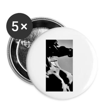Sexy Woman - Buttons small 1''/25 mm (5-pack) - white - Front