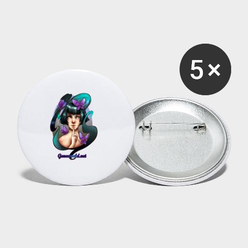 Geneworld - Papillons - Lot de 5 petits badges (25 mm)