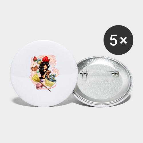 Geneworld - Kiki - Lot de 5 petits badges (25 mm)