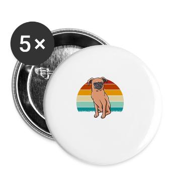 So apparently I'm dramatic funny sarka - Buttons small 1''/25 mm (5-pack) - white - Front