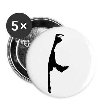 Sylt - Buttons klein 25 mm (5er Pack) - Weiß - Vorne