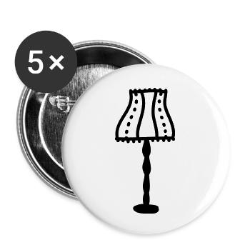 Floor lamp - line - Buttons small 1''/25 mm (5-pack) - white - Front